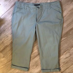 Lee Mid Rise Fit Mint Color Ankle Pants